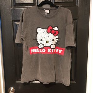 Zara Hello Kitty Graphic Tee Shirt 